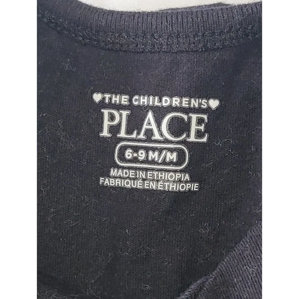 The Children's Place Size 6-9 Months Black Daddy's Girl One-Piece Bodysuit